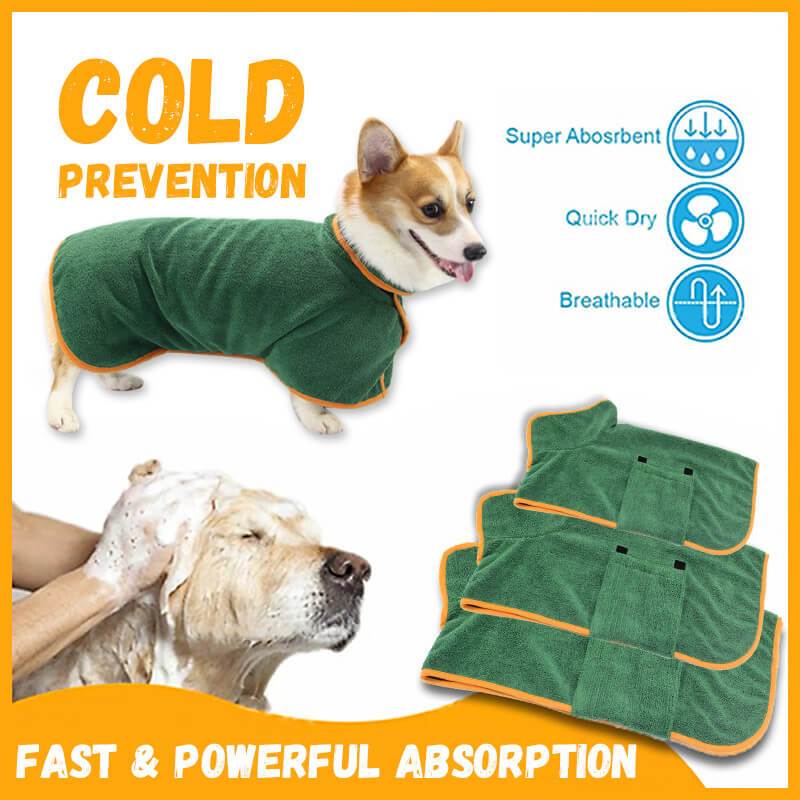 Dog Drying Coat (Super Absorbent Bathrobe)